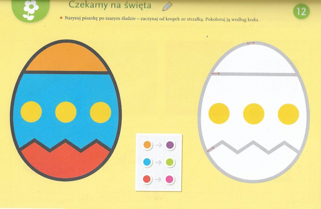 Pisanki karta pracy nr 3
